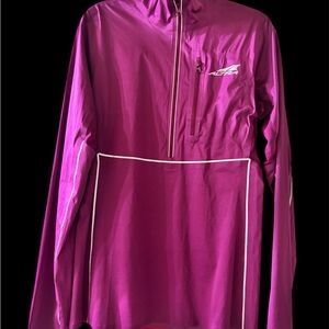 Altra Pink Lightweight Running Jacket Size S Women’s Athletic Full Zip Windbreak